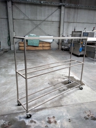 Mobile stainless steel cart